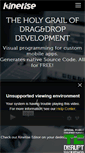 Mobile Screenshot of kinetise.com